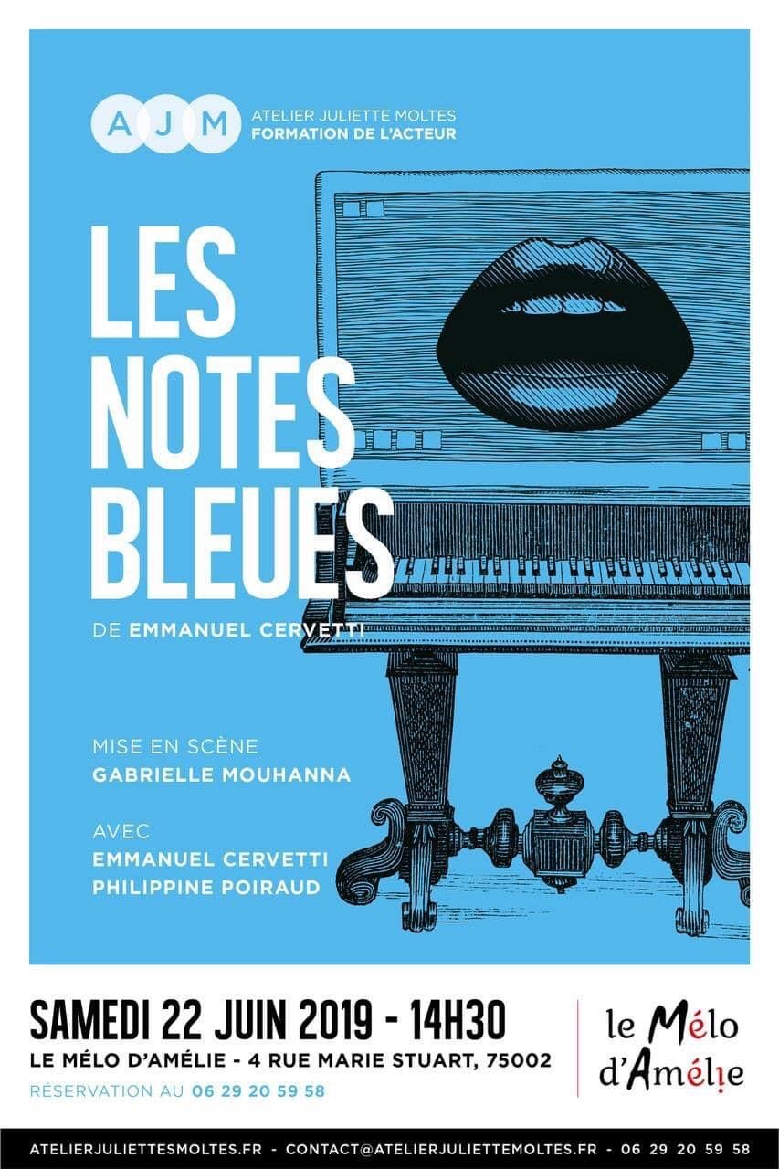 Les notes bleues Atelier Juliette Moltes