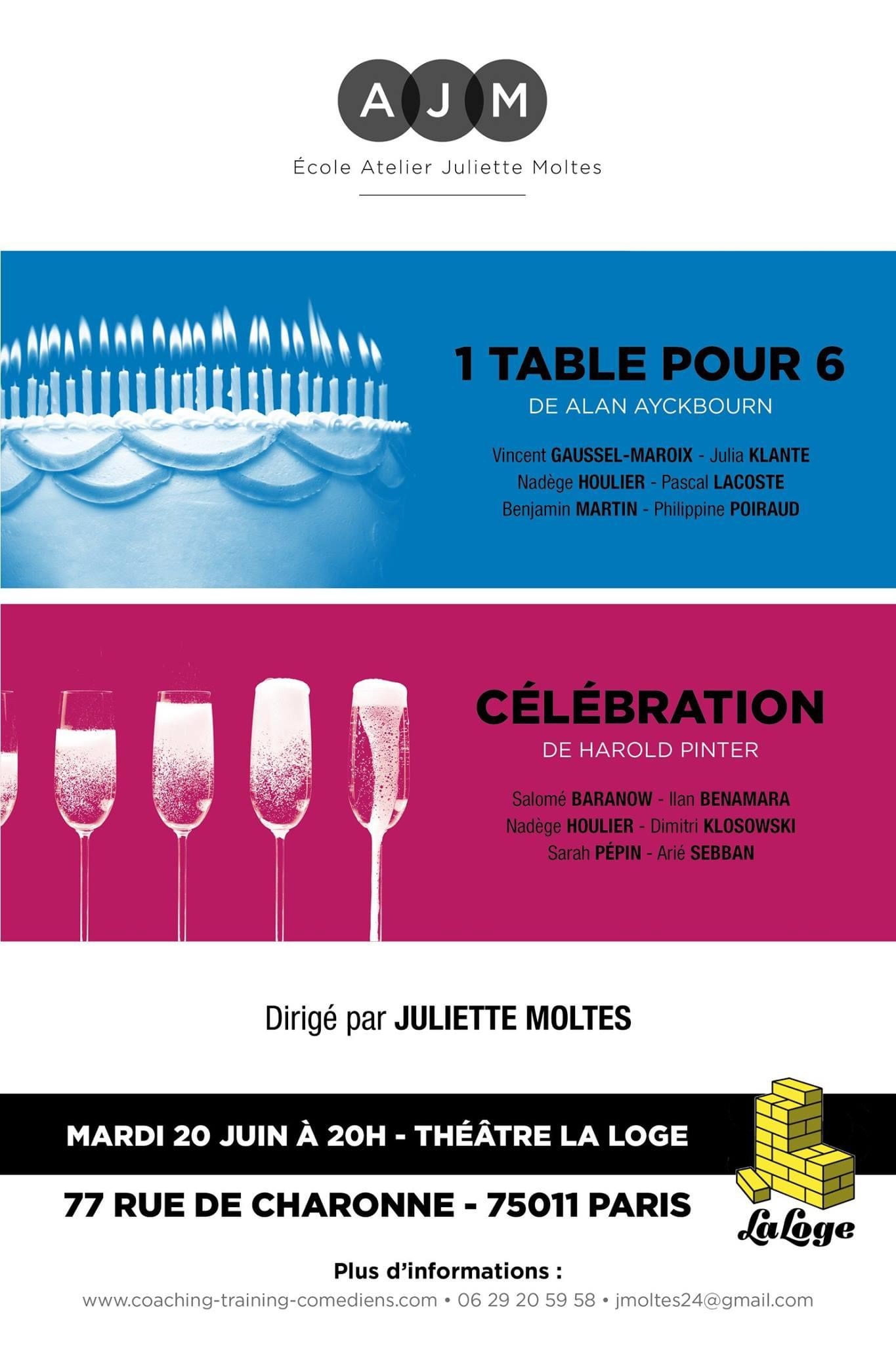 1 table pour 6 Atelier Juliette Moltes